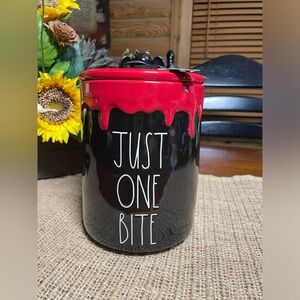 HALLOWEEN Rae Dunn Canister JUST ONE BITE